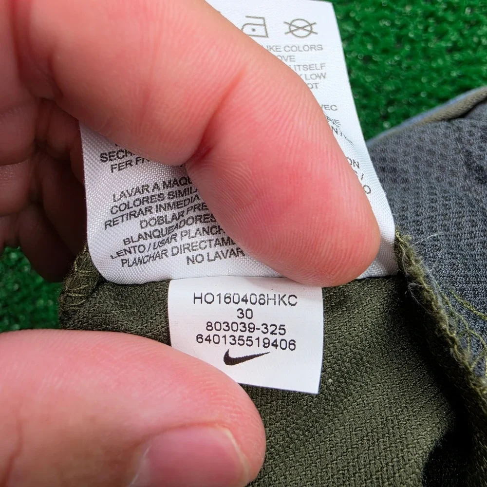 Nike Golf Jogger Pants Mens 30 Olive Green Modern Fit Performance 803039-325